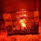 Lampa s hřibovitým oblakem po výbuchu atomové bomby