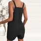 Damen lässiger ärmelloser Jumpsuit mit Shorts - dámský kombinéza se šortkami
