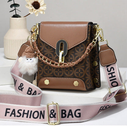 💖💥Dámská módní crossbody nádherná kožená taška
